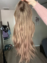 Load image into Gallery viewer, Brittany is a 24” length, small cap made with premium Brazilian quality human hair
