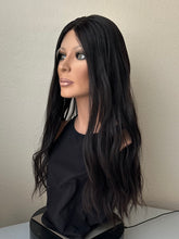 Load image into Gallery viewer, Violet is a 25&quot; long layered length, 10x11 lace top whopper style topper made with premium Brazilian quality human hair
