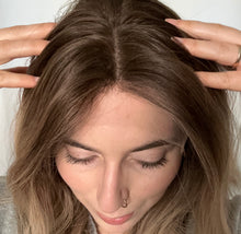 Load image into Gallery viewer, Arlie is an 18” layered length, medium cap made with premium Brazilian quality human hair
