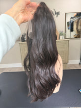 Load image into Gallery viewer, Preorder: Sophia 20”layered length, whopper style topper with premium euro texture hair
