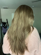 Load image into Gallery viewer, Brittany is a 24” length, small cap made with premium Brazilian quality human hair
