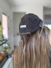 Load image into Gallery viewer, Preorder: Greyson is a hand tied small cap made with 21” euro texture human hair
