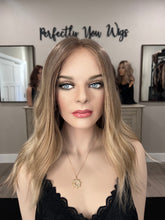 Load image into Gallery viewer, Preorder: Liv, 10x11 whopper style topper, 18” layered length with premium euro texture hair
