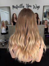 Load image into Gallery viewer, Liv, 20” layered length, 10x11 whopper style topper with premium euro texture hair
