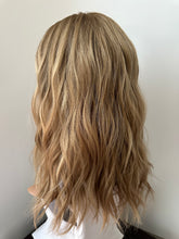 Load image into Gallery viewer, Savannah is a 17&quot; length, medium hand tied stretch cap made with premium Brazilian quality human hair

