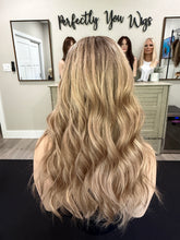 Load image into Gallery viewer, Preorder: Gianna, 20” layered length, small handtied cap with premium Brazilian texture hair
