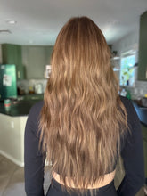 Load image into Gallery viewer, Victoria is a 23” length, medium cap, ULTRA lightweight / low density piece made with premium Brazilian quality human hair
