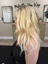 Load image into Gallery viewer, 10x11 whopper style topper with premium Brazilian texture hair
