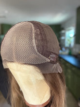 Load image into Gallery viewer, Victoria is a 23” length, medium cap, ULTRA lightweight / low density piece made with premium Brazilian quality human hair

