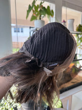 Load image into Gallery viewer, Jewel is a 19" heavy layered lenght, small cap made with premium Brazilian texture human hair
