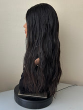 Load image into Gallery viewer, Violet is a 25&quot; long layered length, 10x11 lace top whopper style topper made with premium Brazilian quality human hair
