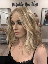 Load image into Gallery viewer, Clarice, small cap, 18” with layers, premium Brazilian texture hair, picture for color reference only
