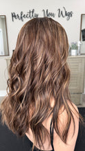 Load image into Gallery viewer, Melanie 19” layered length, small cap with premium Brazilian texture hair

