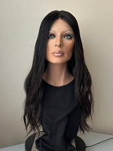 Load image into Gallery viewer, Violet is a 25&quot; long layered length, 10x11 lace top whopper style topper made with premium Brazilian quality human hair
