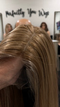 Load image into Gallery viewer, Arabella 22” layered length, medium cap with premium Brazilian texture hair
