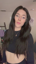 Load and play video in Gallery viewer, Preorder: Jessie, 24" length made with premium Euro quality human hair
