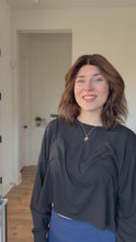 Load and play video in Gallery viewer, Yvette is a 15" length, medium cap made with premium euro texture human hair
