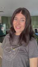 Load and play video in Gallery viewer, Monique is a 15" layered length, medium cap, and natural french silk top with lace front made with premium Euro texture hair
