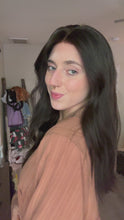 Load and play video in Gallery viewer, Preorder: Jessie is a 23” layered length with premium Brazilian quality human hair
