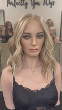 Load and play video in Gallery viewer, Clarice, small cap, 18” with layers, premium Brazilian texture hair, picture for color reference only
