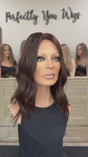 Load and play video in Gallery viewer, Monique, whopper style topper, silk top lace front, 16” layered length.
