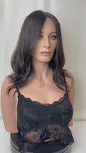 Load and play video in Gallery viewer, Preorder: Jessie is a 16" length, 10x11 whopper style topper made with premium Brazilian quality human hair
