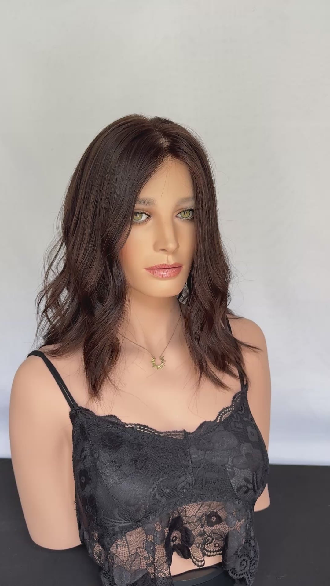 Monique silk top lace front whopper style topper