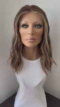 Load and play video in Gallery viewer, Melanie is a 17&quot; length, small hand tied stretch cap made with premium Brazilian quality human hair
