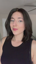 Load and play video in Gallery viewer, Jessie is a 14” layered length, small cap made with premium Euro quality human hair
