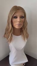 Load and play video in Gallery viewer, Savannah is a 17&quot; length, medium hand tied stretch cap made with premium Brazilian quality human hair
