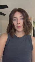 Load and play video in Gallery viewer, Clementine is a 13&quot; length, XS cap made with premium Brazilian quality human hair
