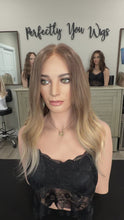 Load and play video in Gallery viewer, Liv, 20” layered length, 10x11 whopper style topper with premium euro texture hair
