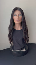 Load and play video in Gallery viewer, Jessie is a 26” layered length, 10X11 whopper style topper made with premium Euro quality human hair
