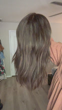 Load and play video in Gallery viewer, Sale Brandy is a 20" length, medium cap made with premium Euro quality human hair
