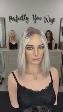 Load and play video in Gallery viewer, Preorder: Winter closed lace 8x8 topper, 14” length with premium Brazilian texture hair
